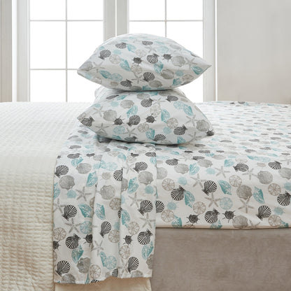 Coastal Printed Sheet Set - Newport Collection - - Bed Sheets