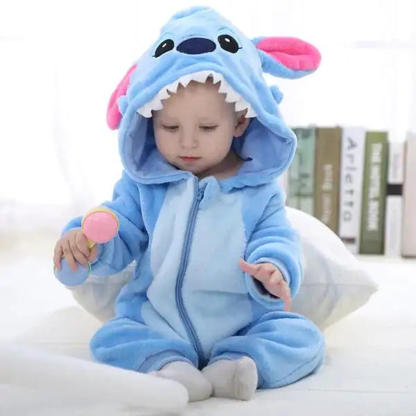 Children's Cute Long Sleeved Pajamas