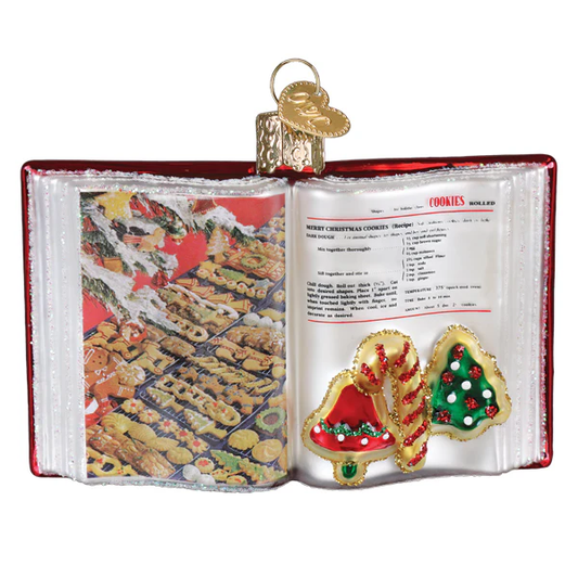 Betty Crocker Cookbook Ornament - Default Title - Christmas >> Ornaments >> Glass