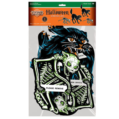 Vintage Halloween Jointed Cats - - Holidays >> Halloween