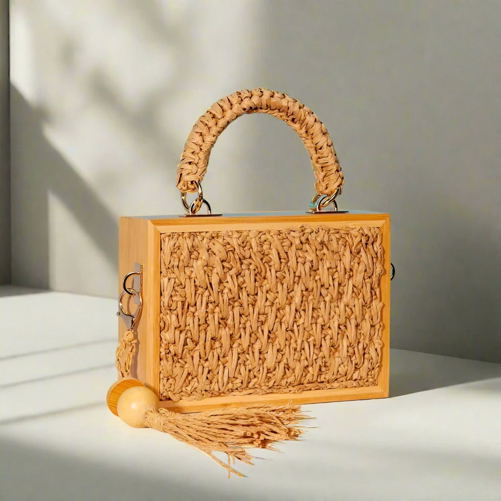 Retro Woven Straw Bags