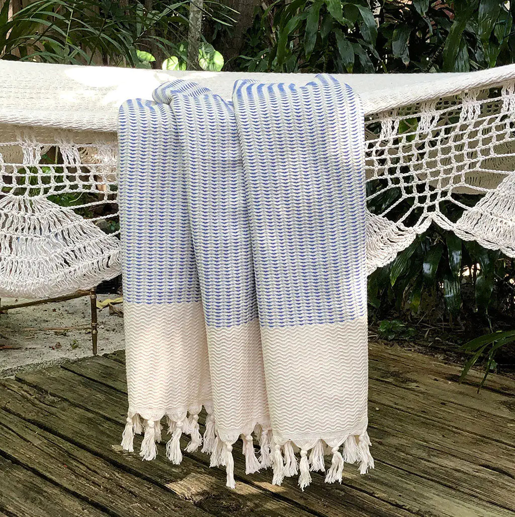 Plush Wavy Turkish Towel Kia Day Design