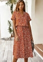 Ladies Short Sleeve Summer Long Dress - Kia Day Design