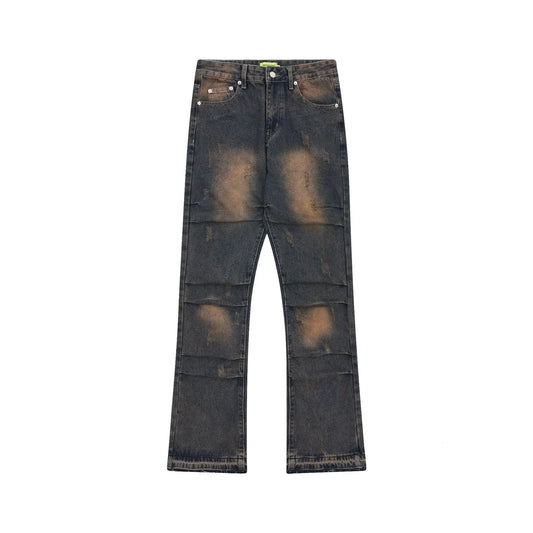 American Street Fashion Washed Denim Trousers Kia Day Design