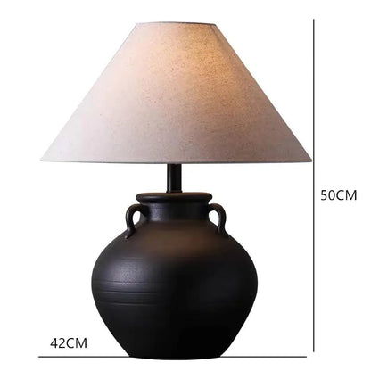 Zhongshan Ceramic Table Lamp - Vintage Japanese Style Kia Day Design