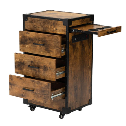 Fiberboard Salon Beauty Cabinet - - cabinet