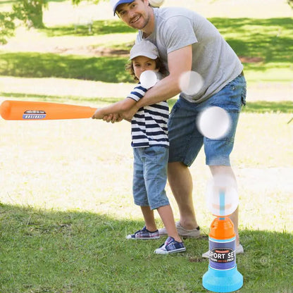 Children Baseball Launcher Toy Set Toddler Kia Day Design