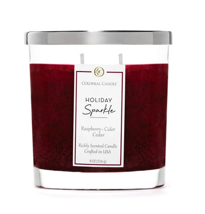 Colonial Candle Holiday Sparkle Scented Candle Jar - - candle