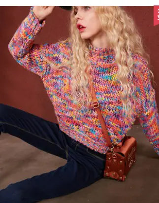 Fairy's Pocket Rainbow Autumn Winter Sweater - - sweater