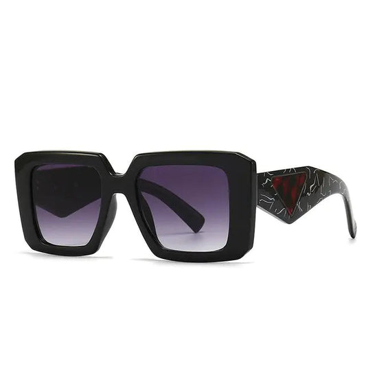 Retro Rectangular Cat Eye Sunglasses - Kia Day Design
