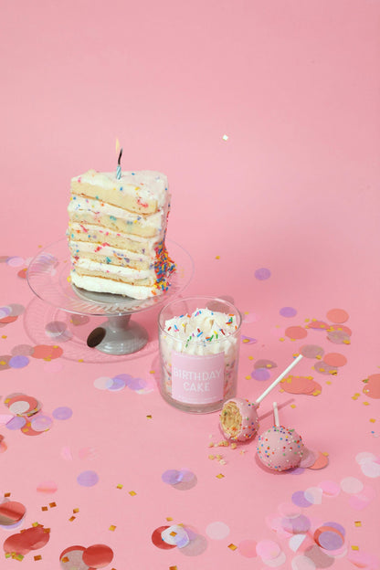 Birthday Cake Container Candle - - Candles