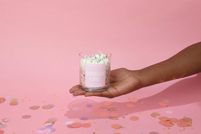 Birthday Cake Container Candle - - Candles