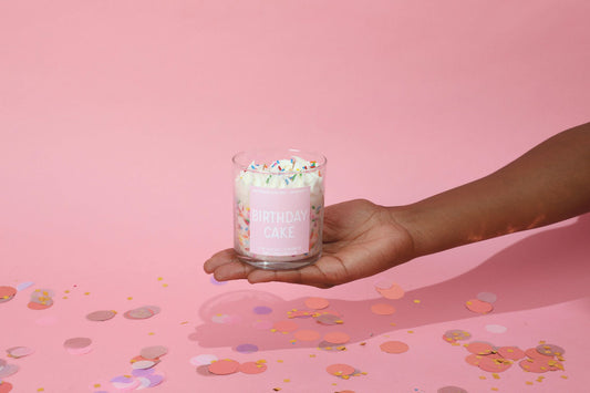 Birthday Cake Container Candle - - Candles