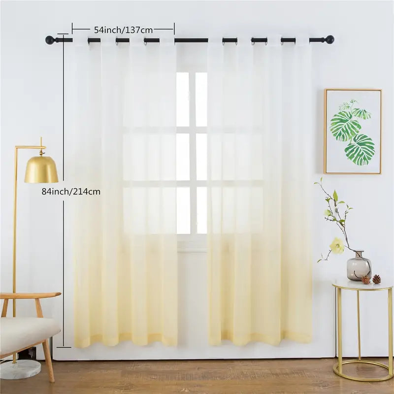 Gradient Curtain Panels - Kia Day Design