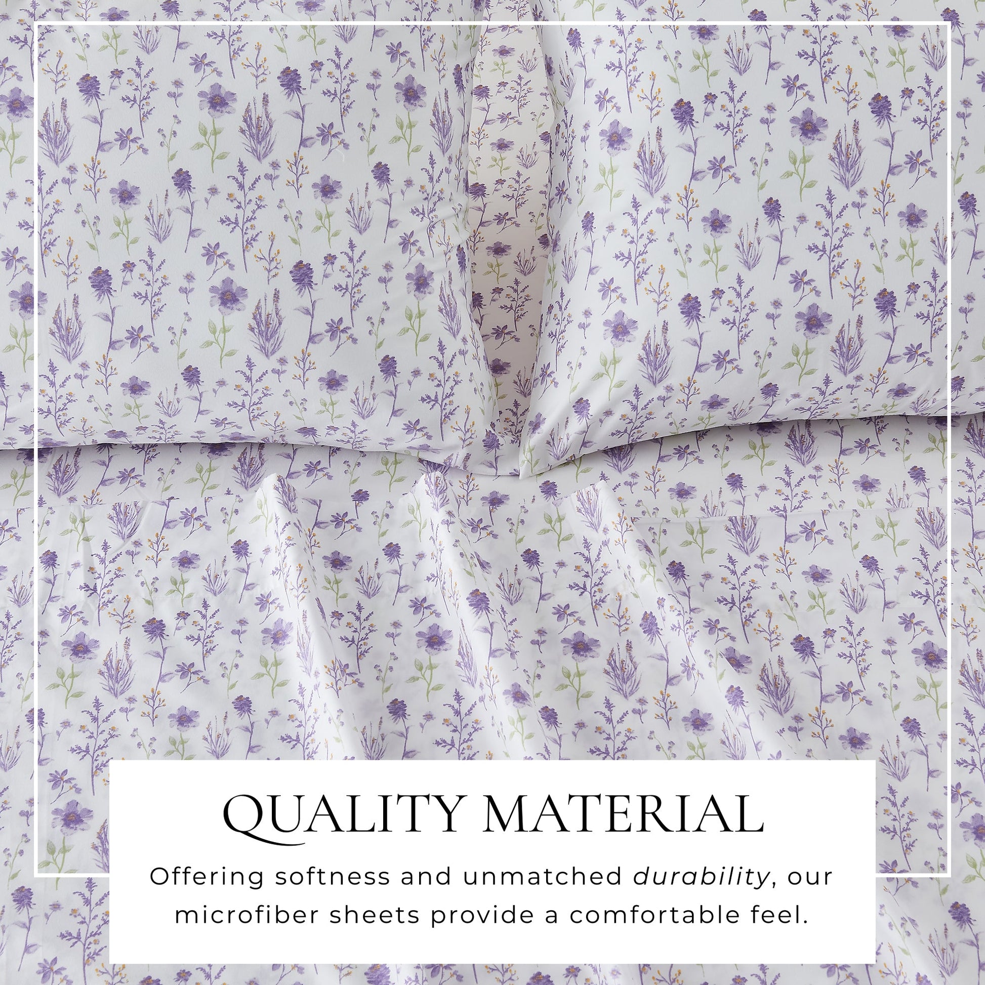 Watercolor Floral Sheet Set - Delia Collection - - Sheets