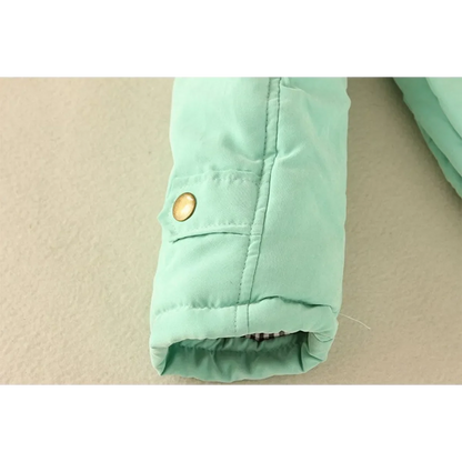 Women's Winter Cotton Jacket - Hooded Slim Fit Warm Parka - - Women's Jackets