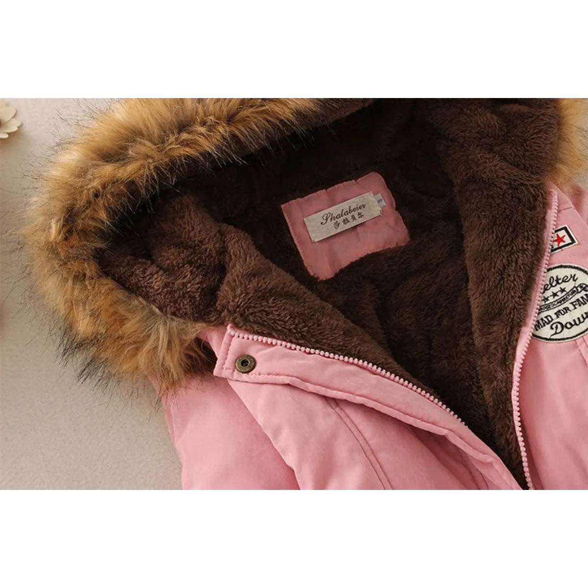 Women's Winter Cotton Jacket - Hooded Slim Fit Warm Parka - - Women's Jackets