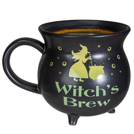 Witch's Brew Cauldron Mug - - Mugs