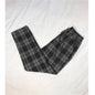 Women Streetwear Plaid Pants - Gray -