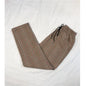 Women Streetwear Plaid Pants - Beige -
