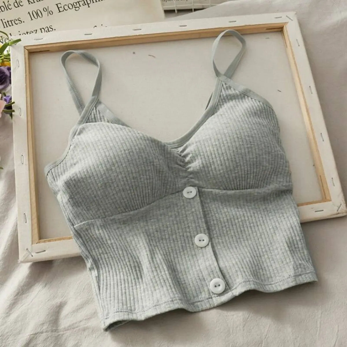 Women's Knitted Tank Top - -