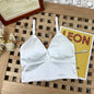 Women's Knitted Tank Top - One Size e white -