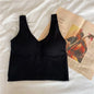 Women's Knitted Tank Top - One Size c black -