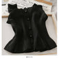 Women's Knitted Tank Top - One Size b black -