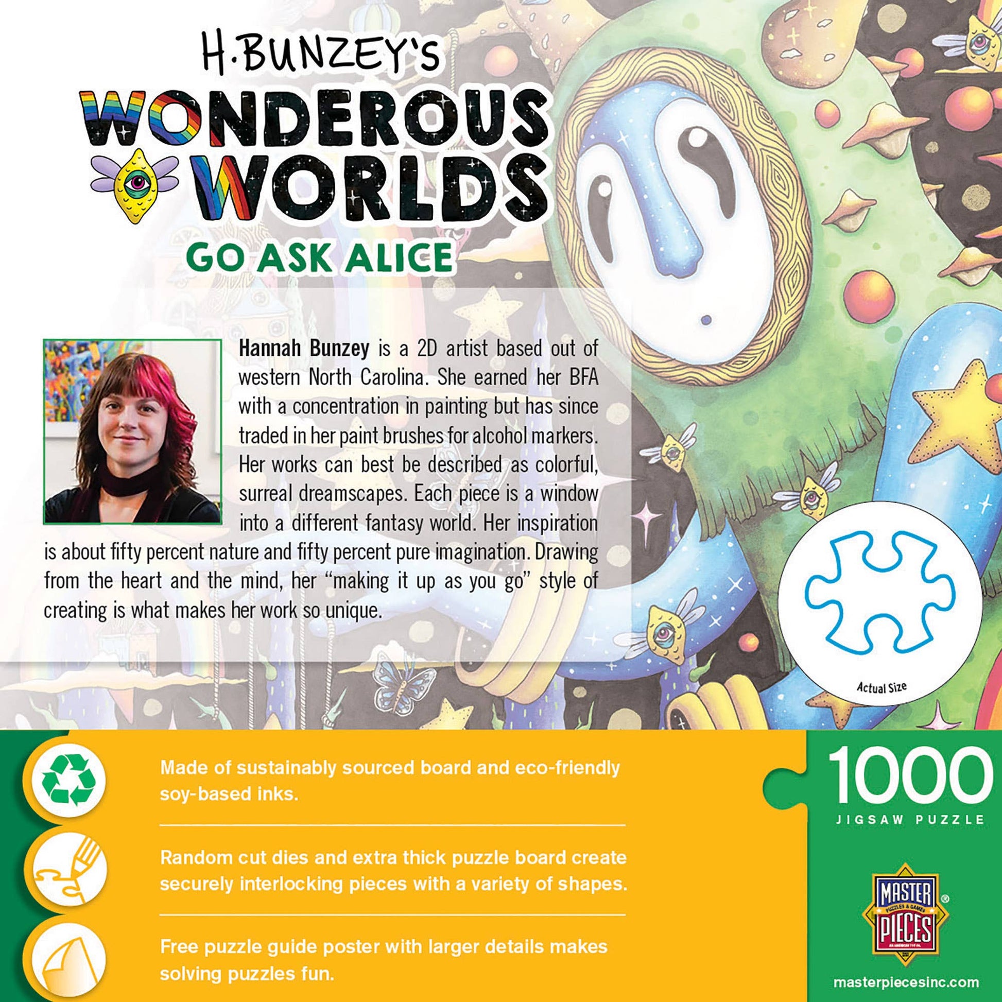 Wonderous Worlds - The World Was Mad 1000 Piece Puzzle by Masterpieces - - Jigsaw Puzzles
