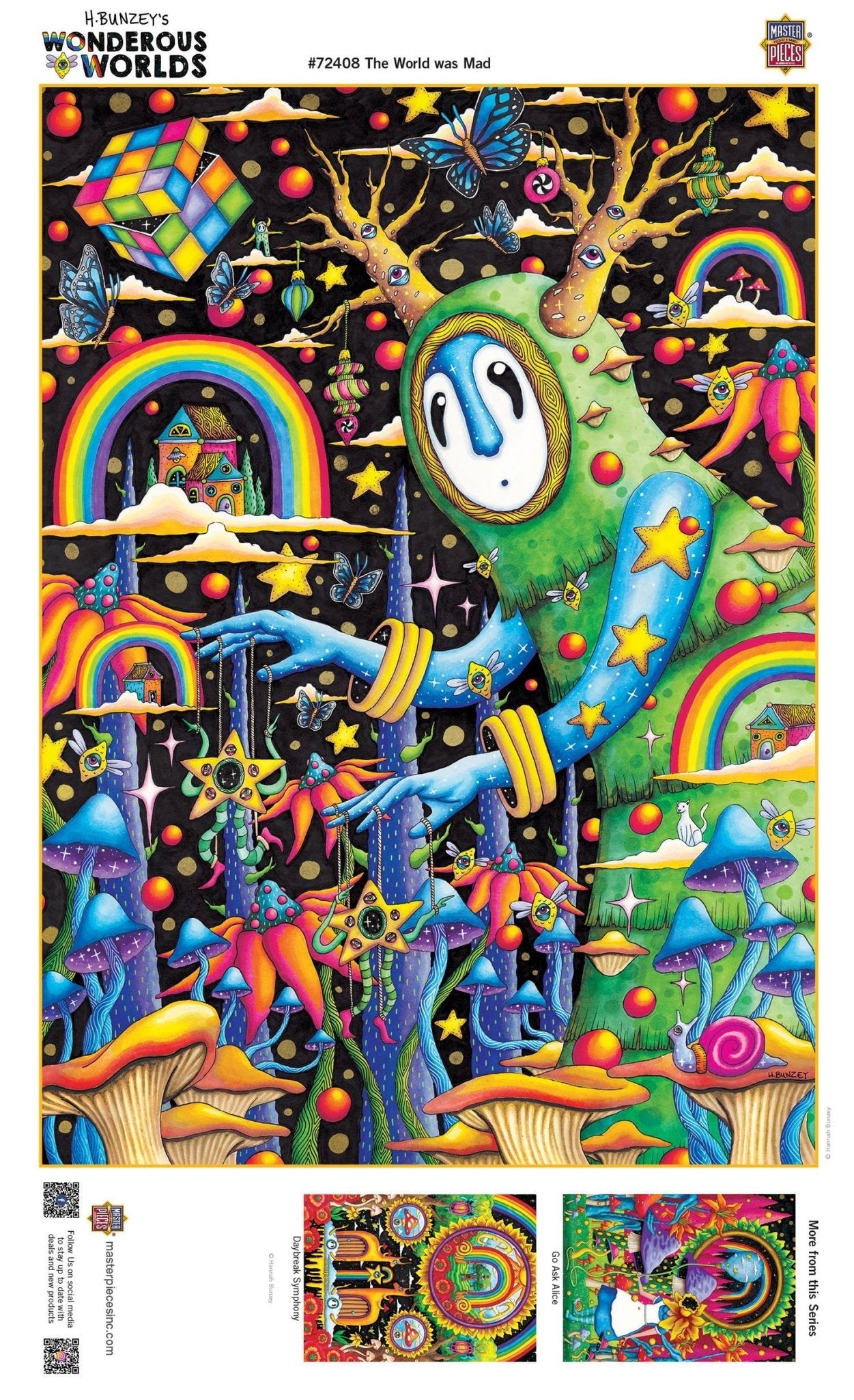 Wonderous Worlds - The World Was Mad 1000 Piece Puzzle by Masterpieces - - Jigsaw Puzzles