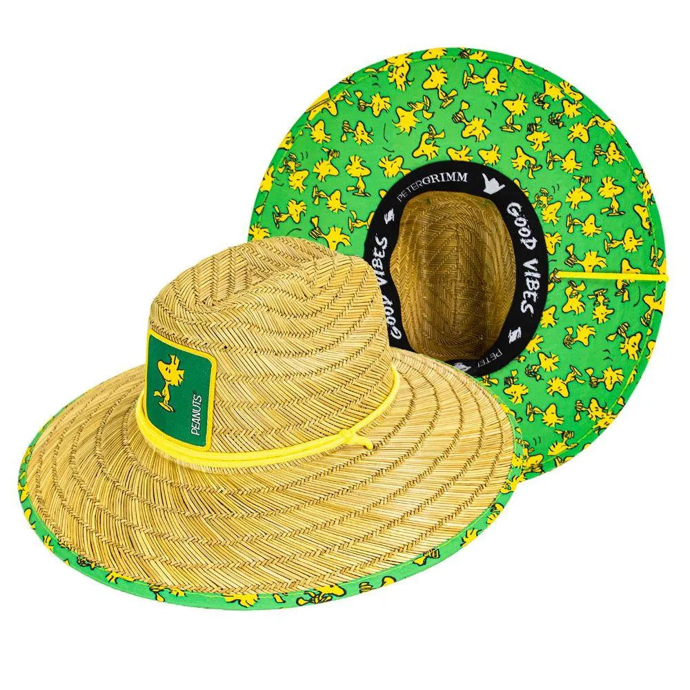 Peter Grimm Peanuts Woodstock LG - Rye Straw Lifeguard Hat- HatCountry- {{Product type}}