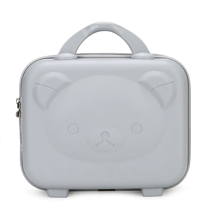 Luxury Cartoon Bear Travel Suitcase for Kids (14-Inch) Kia Day Design
