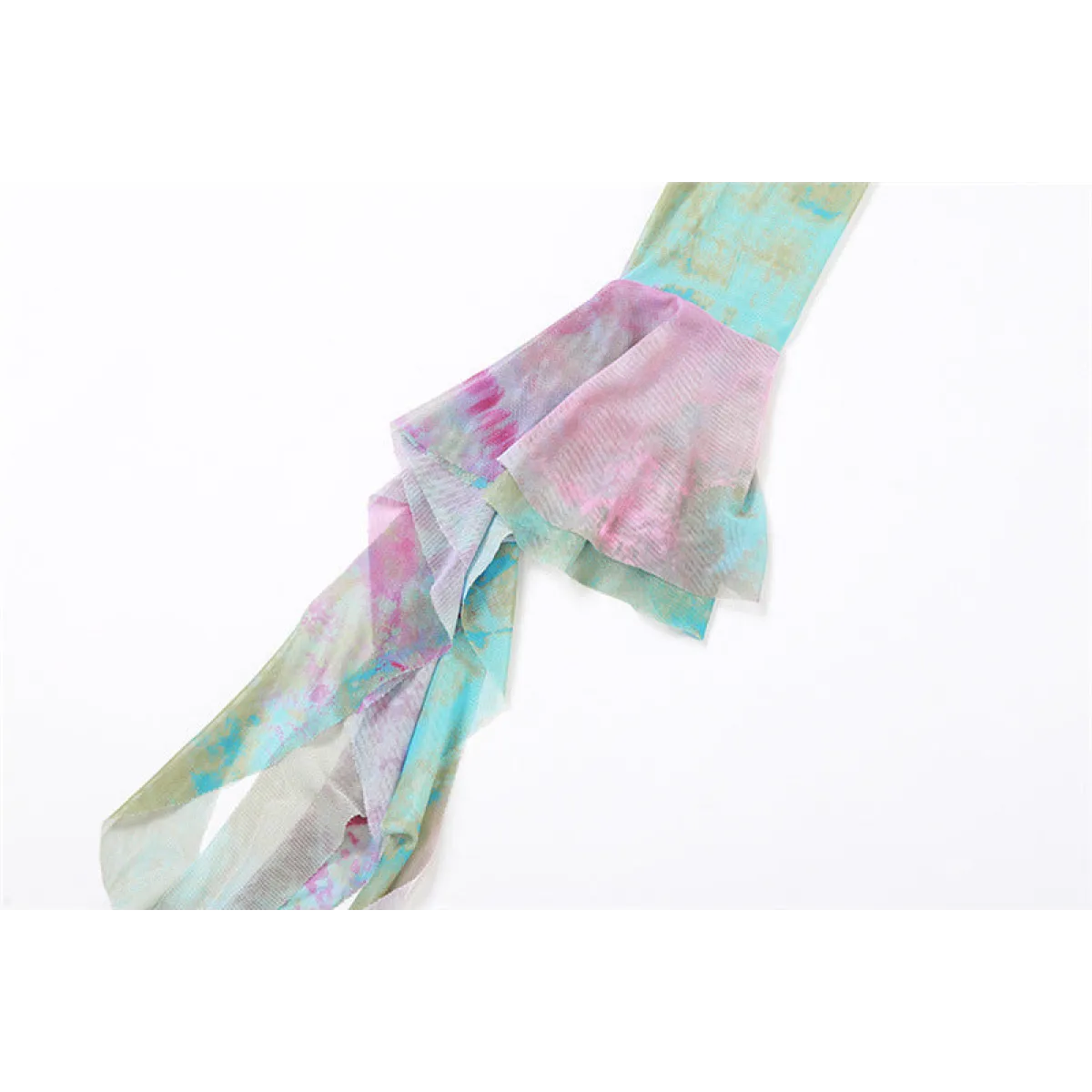 Tie-Dye Fairy Set – Butterfly Crop Top & Wrap Mini Skirt - - Sets