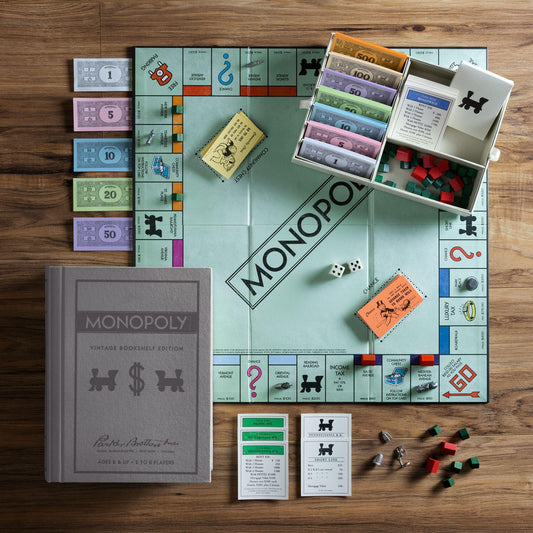 WS Game Company - 'Monopoly' Vintage Bookshelf Edition - - Books & Games