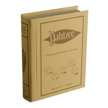 WS Game Company - 'Yahtzee' Vintage Bookshelf Edition - - Books & Games
