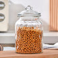 Clear Glass Storage Jar with Airtight Lid