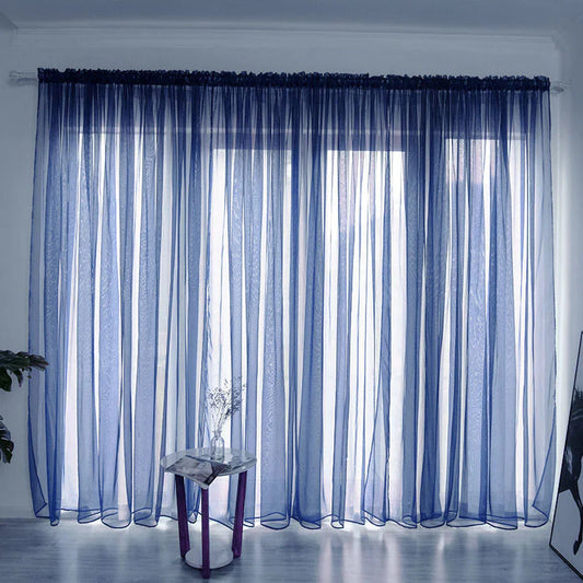 Solid Color Gauze Curtains - Kia Day Design
