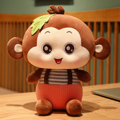 Sitting Monkey Plush Toys - Kia Day Design