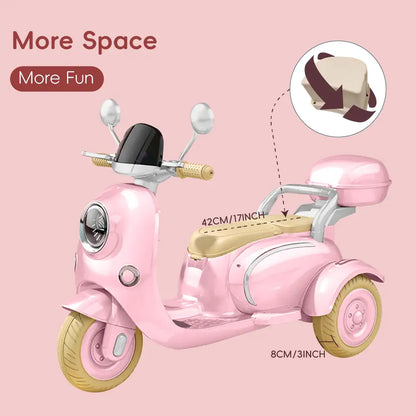 12V Children's Motorcycle, 3 Wheels Kia Day Design