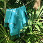 Teal Tie Dye Turkish Towel - - towel