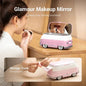 Classical Bus Ultrasonic Jewelry Cleaner - Pink - container