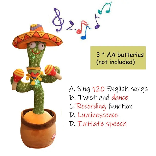 Musical Dancing Cactus Toys - Kia Day Design