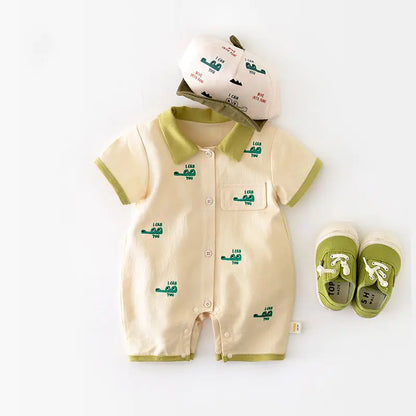 Baby Summer Crocodile Clothes Jumpsuit