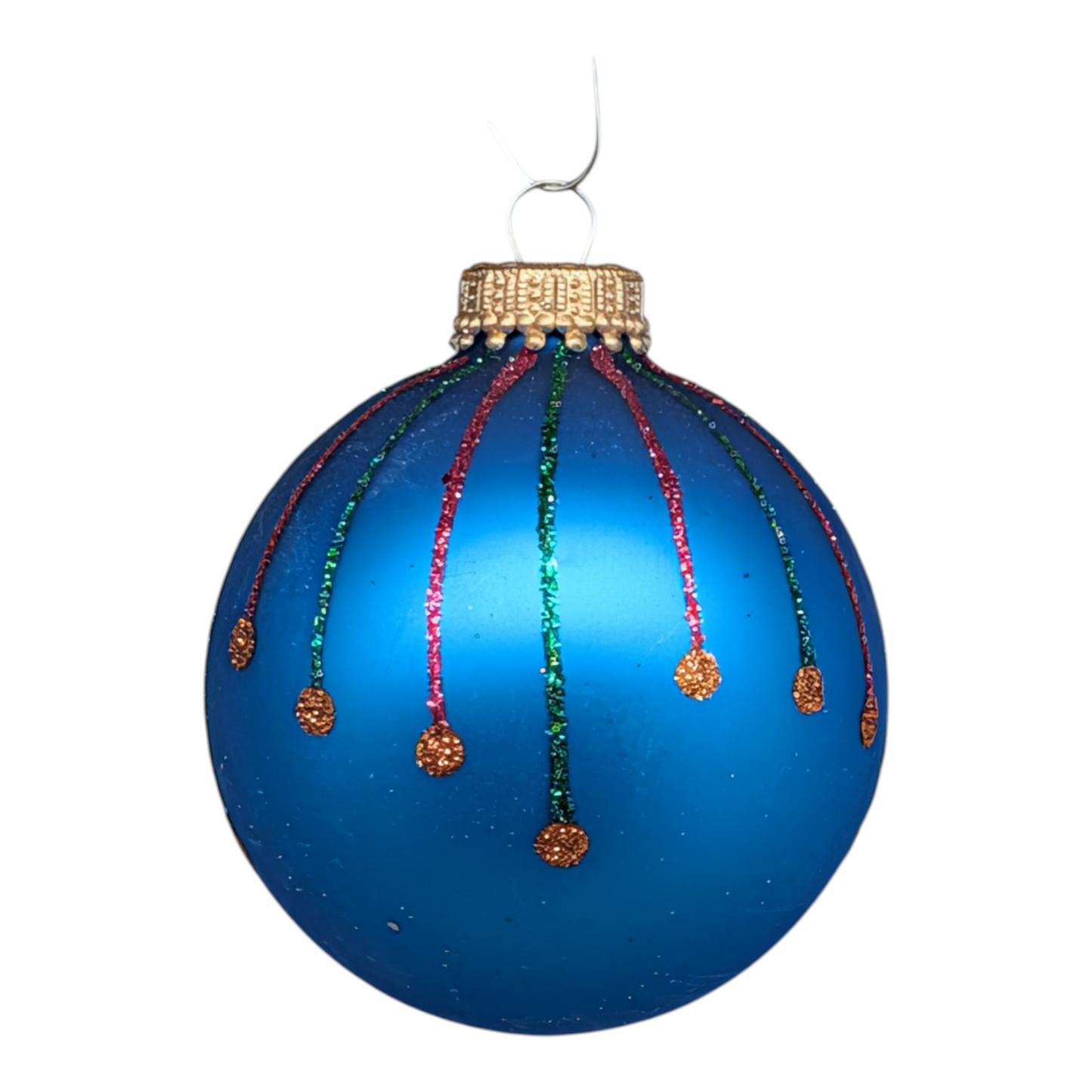 Krebs Value Glass Ornament 4 pack - Neon Drip - - Christmas >> Ornaments >> Glass