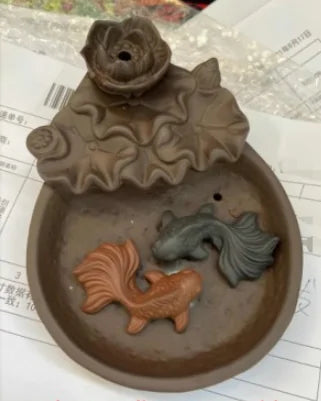 Fish Backflow Incense Burner Meditation Kia Day Design