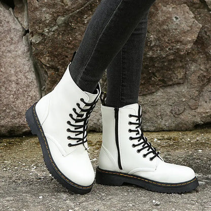 Martin Boots for Women - White 39 - boots