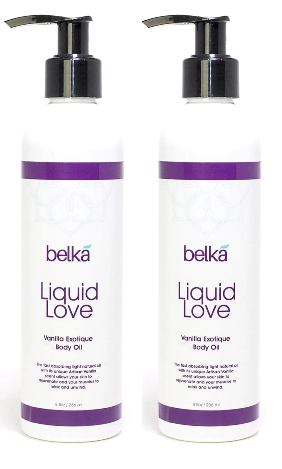 Liquid Love Vanilla Exotique Body Oil - 8 Fl Oz (Pack of 2) - oil