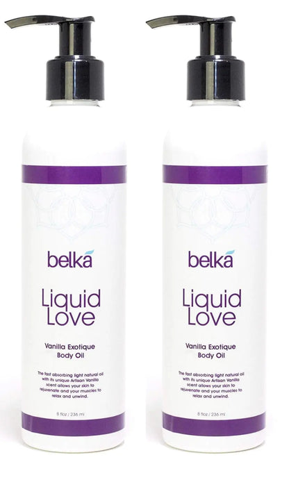 Liquid Love Vanilla Exotique Body Oil - 8 Fl Oz (Pack of 2) - oil
