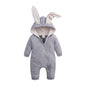 Baby Romper Cotton Jumpsuit Grey