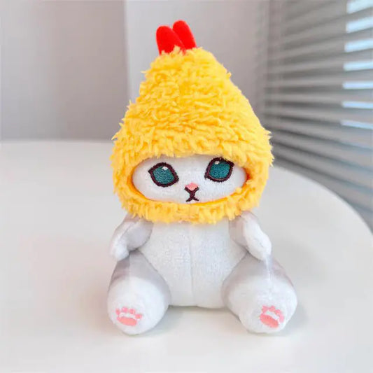 Cat Plush Doll - 13cm yellow - plush toy